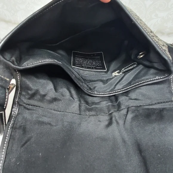 Coach black F3K-6376 Convertible Shoulder Bag Crossbody Purse Bag - Picture 8 of 16